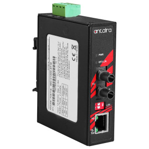 Antaira IMC-C1000-ST (-M, -S1, -T) Fiber to Gigabit Ethernet Media Converter, ST Connector