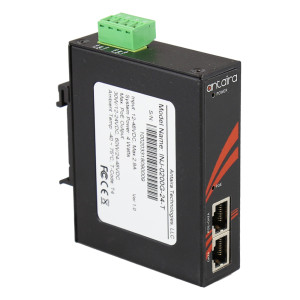 Antaira INJ-0200G-60-24-T Industrial Gigabit Type 3 PoE Extended Temperature Injector