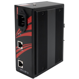 Antaira INJ-0201X-bt-AC-95-T 95-watt Industrial Gigabit PoE Injector 