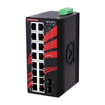 Antaira LNP-1802G-SFP (-T) 18-Port Unmanaged Gigabit Ethernet Switch