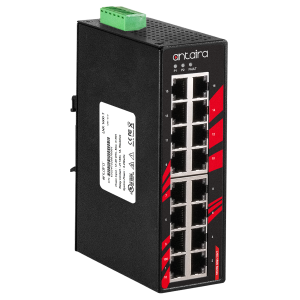 Antaira LNX-1600 (-T) 16-Port Unmanaged Fast Ethernet Switch