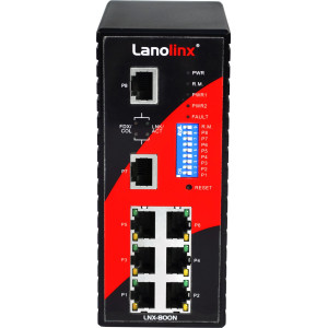 Antaira LNX-800N 8-Port SNMP Managed Ethernet Switch