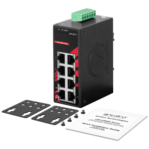 Antaira LNX-C800G (-T) 8-Port Industrial Unmanaged Gigabit Ethernet Switch
