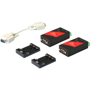 Antaira SED-1010S RS-232 Over CAT-5 Extender to 1.2km, with Surge Protection
