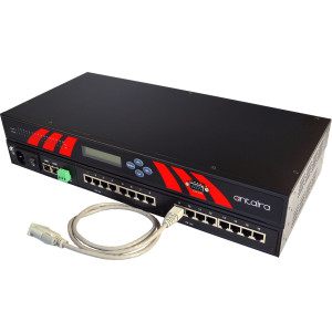 Antaira STE-708 8-Port 1U Rackmount RS-232 or RS/422/485 Device Server