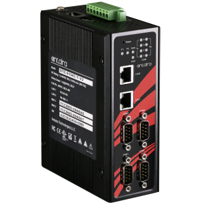 Antaira STE-6104C-T-V2 4-port RS-232/422/485 to 2-port Ethernet Device Server