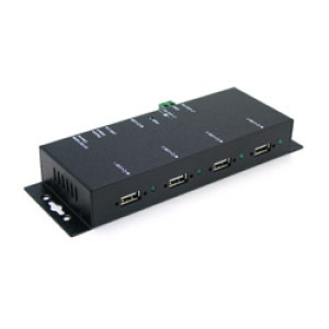 Antaira UTE-404K 4-Port USB2.0 to Gigabit Ethernet Adapter