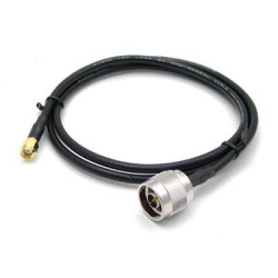 RF Cable, Reverse SMA Male to N-type Male, 1 Meter, CB-RSMAM-NM-C200-1M