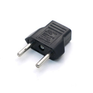 Plug Adapter - US To Euro Plug Converter, PA-PLUG-EU