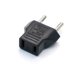 Plug Adapter - US To Euro Plug Converter, PA-PLUG-EU