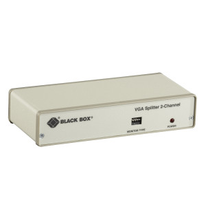 Black Box AC056A-R4 VGA Video Splitter, 2-Channel, 115-VAC