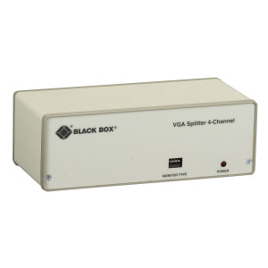 Black Box AC057A-R4 VGA Video Splitter, 4-Channel, 115-VAC