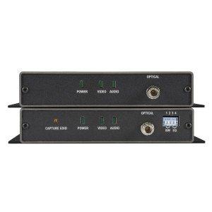 Black Box AC1037A-MM DVI-D and Stereo Audio Fiber Extender Kit, Multimode