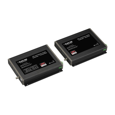 Black Box AC1037A-MM DVI-D and Stereo Audio Fiber Extender Kit, Multimode