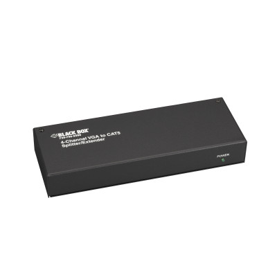 Black Box AC601A 4-Channel Mini CAT5 VGA Splitter/Extender Transmitter