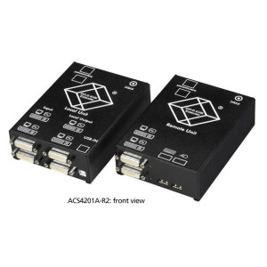 Black Box ACS4201A-R2 KVM Extender with Dual-D, USB HID, Local Pass Thru, CATx
