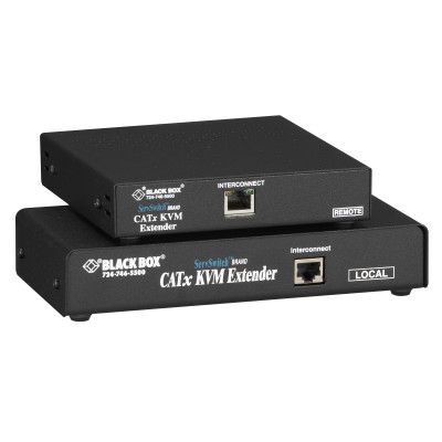 Black Box ACU2009A KVM Extender, VGA, PS/2, Dual-Access, CATx