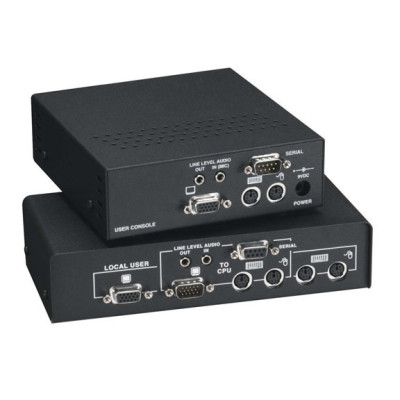 Black Box ACU2028A KVM Extender - VGA, PS/2, RS232, Audio, Dual-Access, CATx