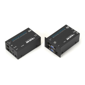 Black Box ACU5052A KVM Dual VGA Extender, USB 2.0, RS232, Audio, Dual-Access, CATx