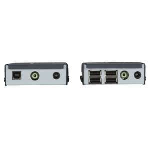 Black Box ACU5520A KVM Extender - Dual Link DVI-D, USB 2.0, Audio, Single Access, CATx