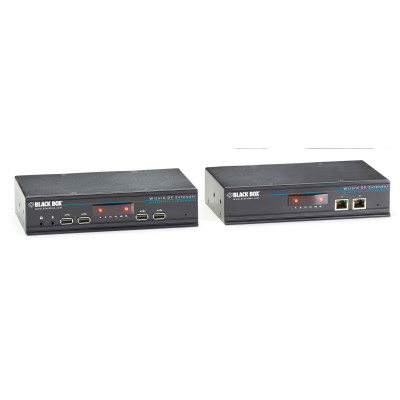 Black Box ACU5800A KVM Extender, Single or Dual-Head, DisplayPort, USB 2.0, Single-Access, CATx