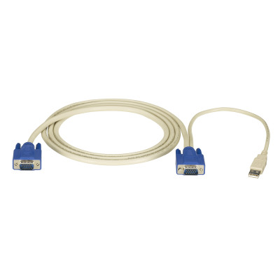 Black Box EHN9000U KVM CPU Cable, EC Series, VGA, USB