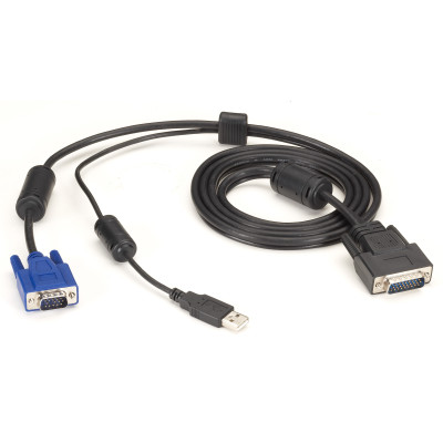 Black Box EHNSECURE2 KVM Switch Cable - VGA and USB to HD26