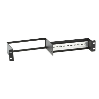 Black Box EMESDIN Rackmount DIN-Rail Bracket for AlertWerks Sensors, Dual, Split, 1U