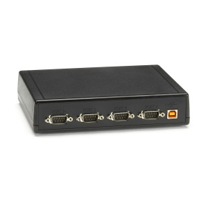 Black Box IC1027A  USB to RS232 Converter, DB9, 4-Port