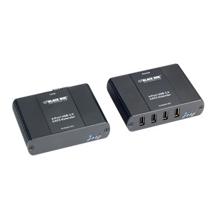 Black Box IC400A-R2 4-Port USB 2.0 CAT5e/6/7 Extender