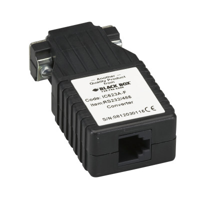 Black Box IC623A-M Async RS232 to RS485 Interface Converter, DB9 to RJ11