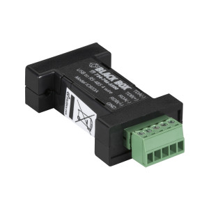 Black Box IC833A  USB 2.0 to RS-485 4-Wire Converter, Terminal Block, 1-Port