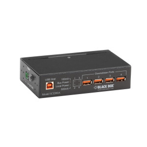 Black Box ICI200A Industrial USB 2.0 Hub, 4-Ports