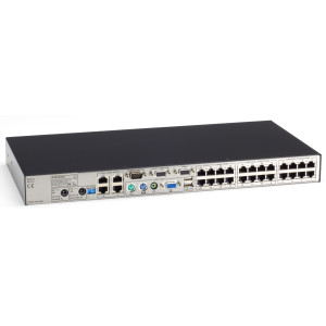 Black Box KV0424A-R2 KVM Switch, Local Console Port, 4 Users, 24 Servers, CATx