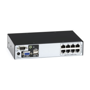 Black Box KV1081A KVM Switch with  IP, 8-Port, CATx
