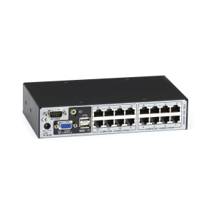 Black Box KV1161A KVM Switch with  IP, 16-Port, CATx
