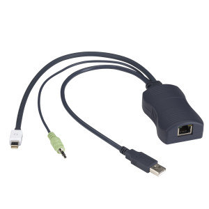 Black Box KV1409A Server Access Module, Mini DisplayPort, USB, Audio, CATx
