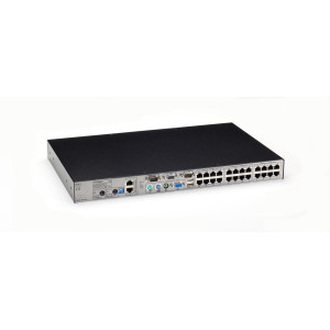 Black Box KV1424A-R2 KVM Switch, (1) IP, (1) Analog Console Port + (4) Users, (24) Servers, CATx