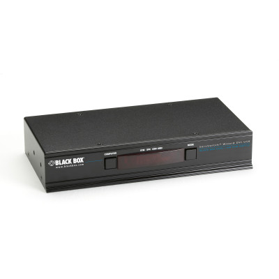 Black Box KV2004A KVM Switch - Single-Head, DVI-D Dual-Link, USB True Emulation, Audio, 4-Port