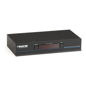 Black Box KV3004A KVM Switch, Single-Head, VGA, USB True Emulation, Audio, 4-Port