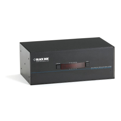 Black Box KV3204A KVM Switch, Dual-Head, VGA, USB True Emulation, Audio, 4-Port