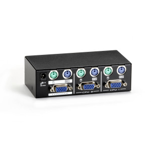 Black Box KV7022A Desktop KVM Switch, 2-Port, VGA, USB or PS/2