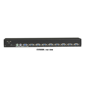 Black Box KV9008A KVM Switch for PS/2 Servers and Consoles, 8-Port