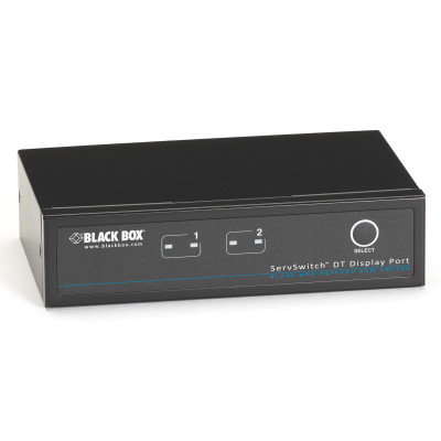 Black Box KV9702A DT DisplayPort KVM Switch with USB and Audio, 2-Port