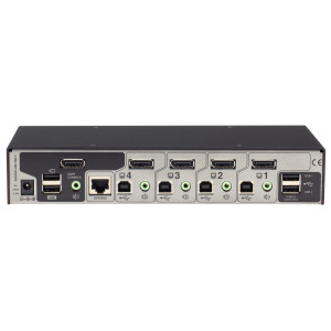 Black Box KV9804A USB DisplayPort Desktop KVM Switch, 4-Port