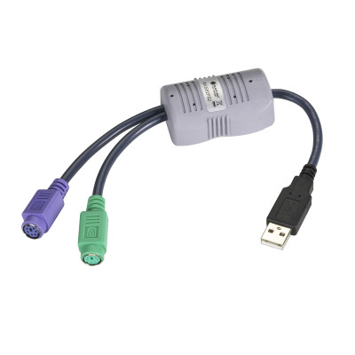 Black Box KVUSB2PS2 USB to PS/2 Flash-Upgradable Converter Cable