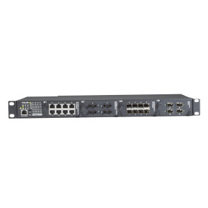 Black Box LE2700A Gigabit Ethernet Extreme Temperature Managed Switch Chassis, 4-Slot, 100-240VAC