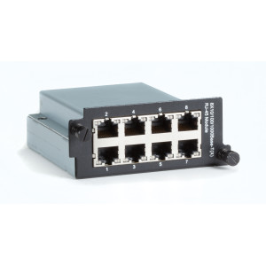 Black Box LE2720C Gigabit Ethernet Hardened Temperature Switch Module, 8 Gigabit Copper RJ45
