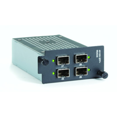 Black Box LE2731C 10G Ethernet Extreme Temperature Switch Module with four SFP/SFP+ Slots