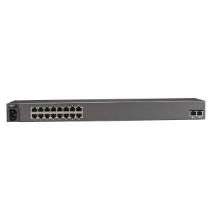 Black Box LES1516A Console Server with Cisco Pinout, 16 RS-232 RJ45, 2 10/100/1000-Mbps RJ45